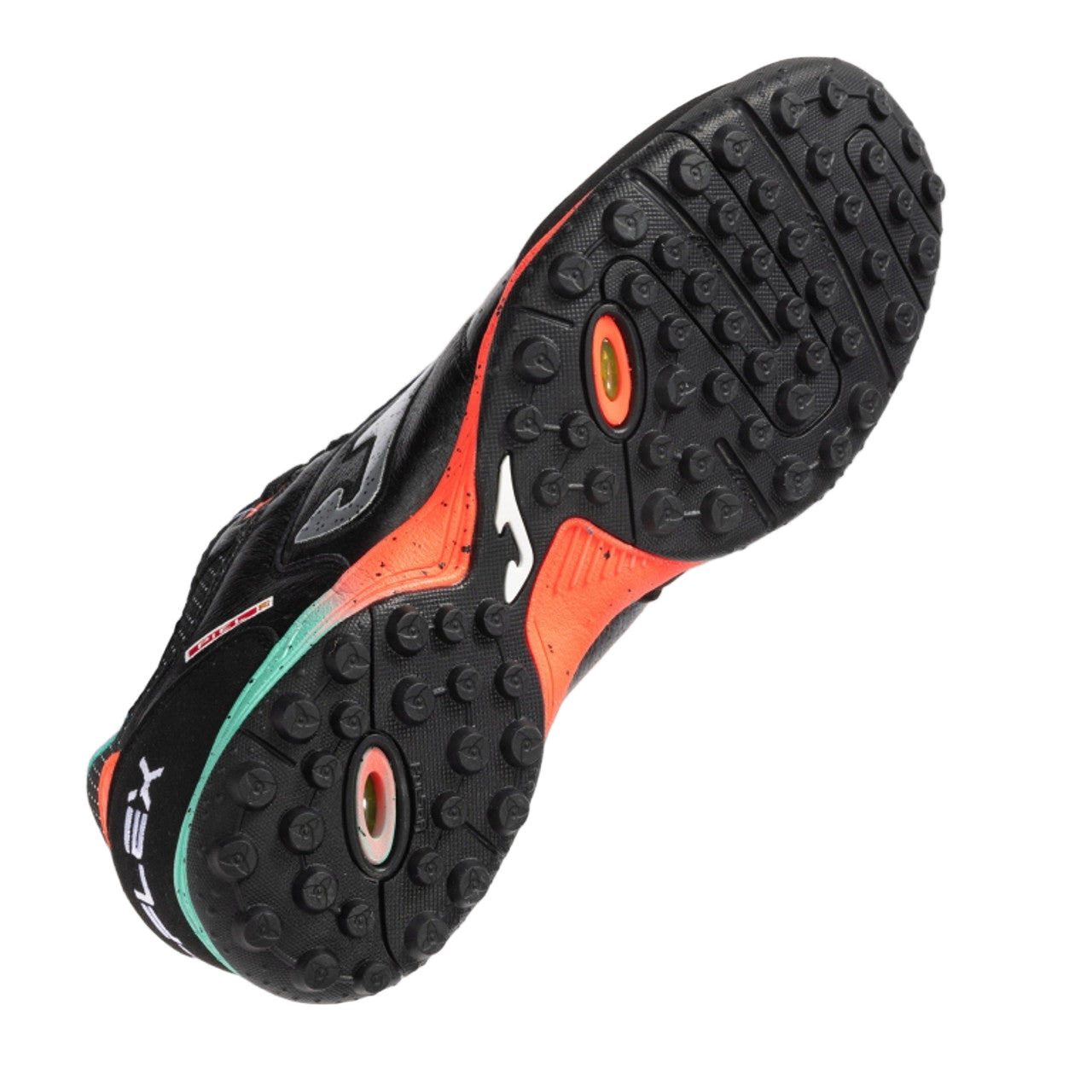 Joma Top Flex Turf - Black / Orange/ Teal
