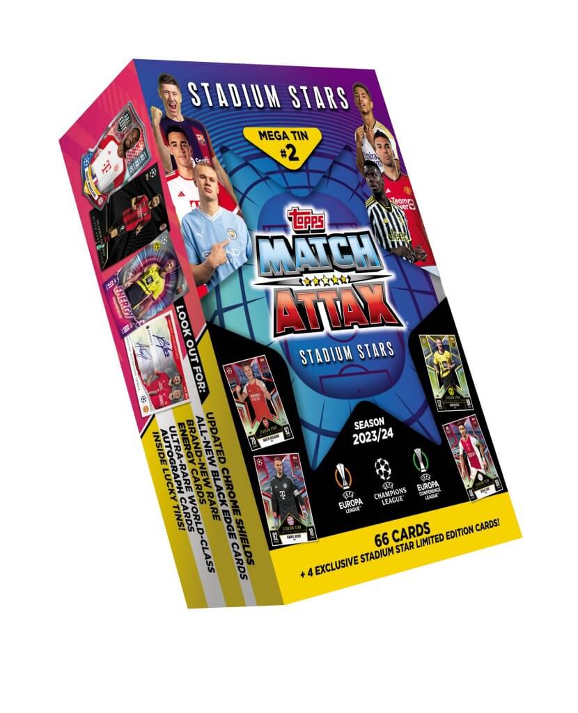 UEFA Match Attax Champions League 2023/2024 Edition Mega Tin