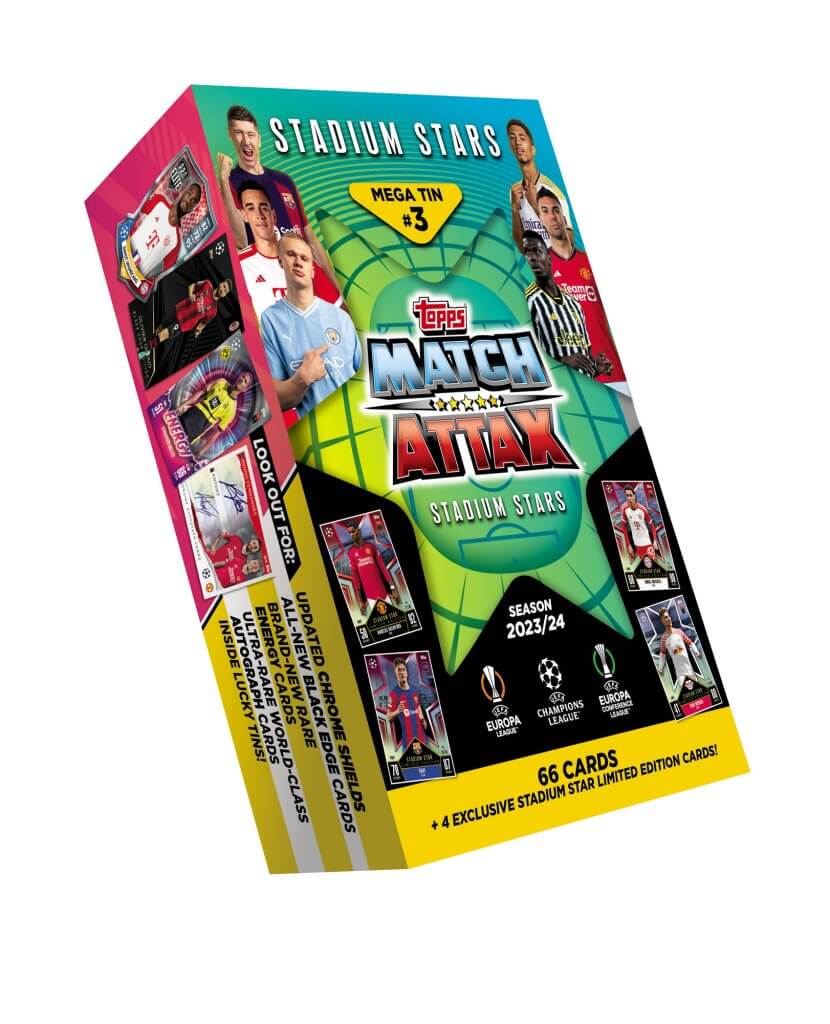 UEFA Match Attax Champions League 2023/2024 Edition Mega Tin