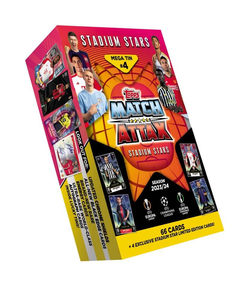 UEFA Match Attax Champions League 2023/2024 Edition Mega Tin