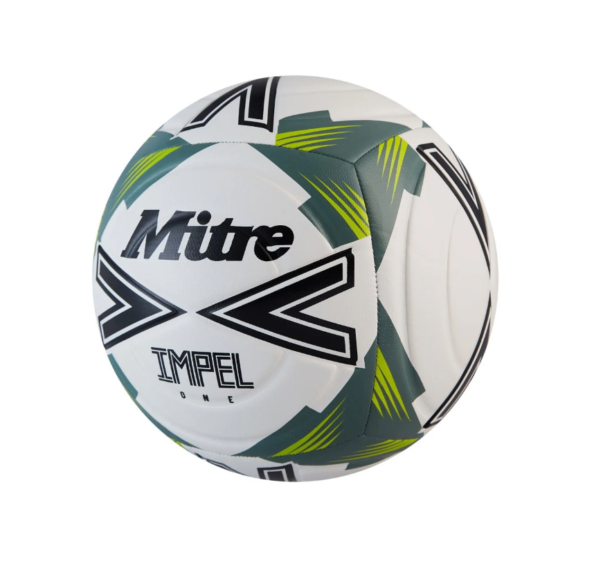 Mitre Impel One 24 football - White/Green/Black