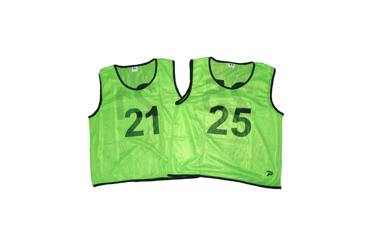 Patrick Mesh Number Bibs Green 21-25 Pack