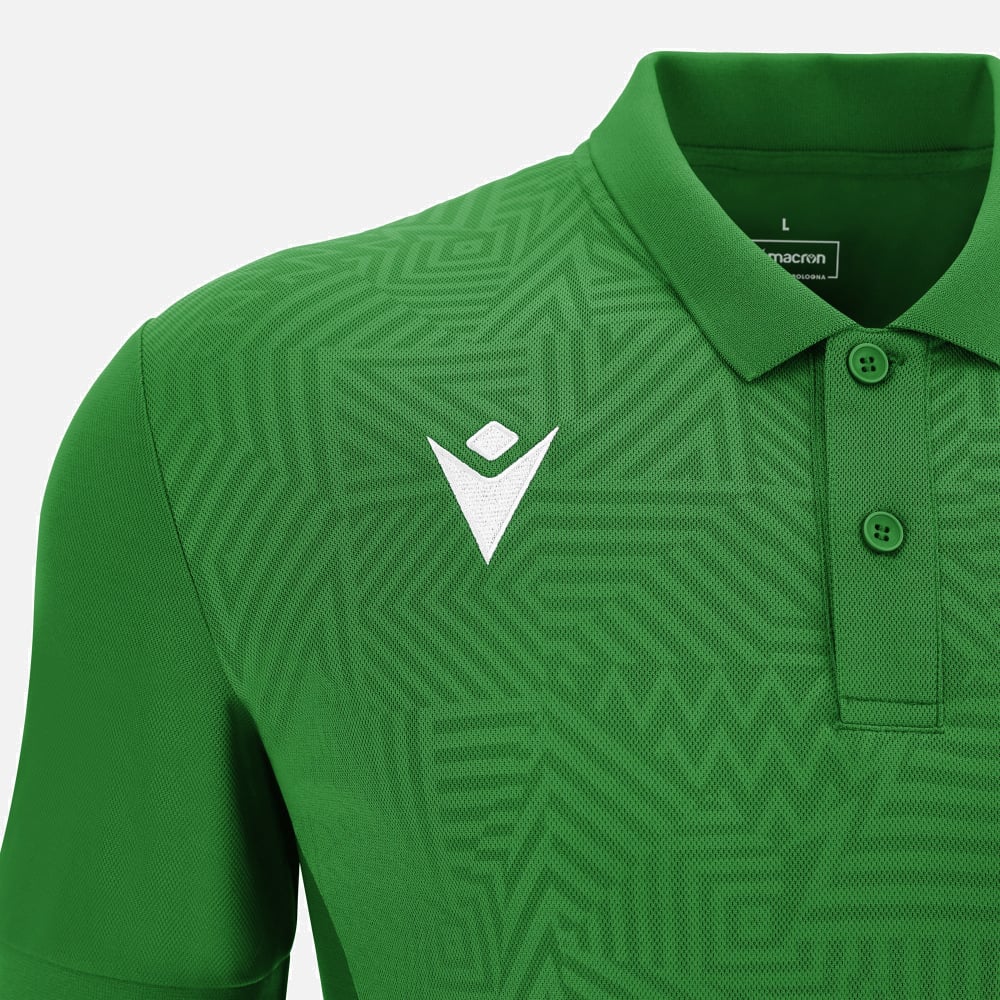 Macron Rap Polo - Green/White