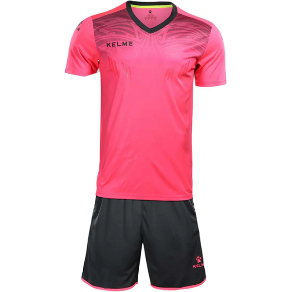 KELME Football G/K set - Neon Rose/Dark Grey
