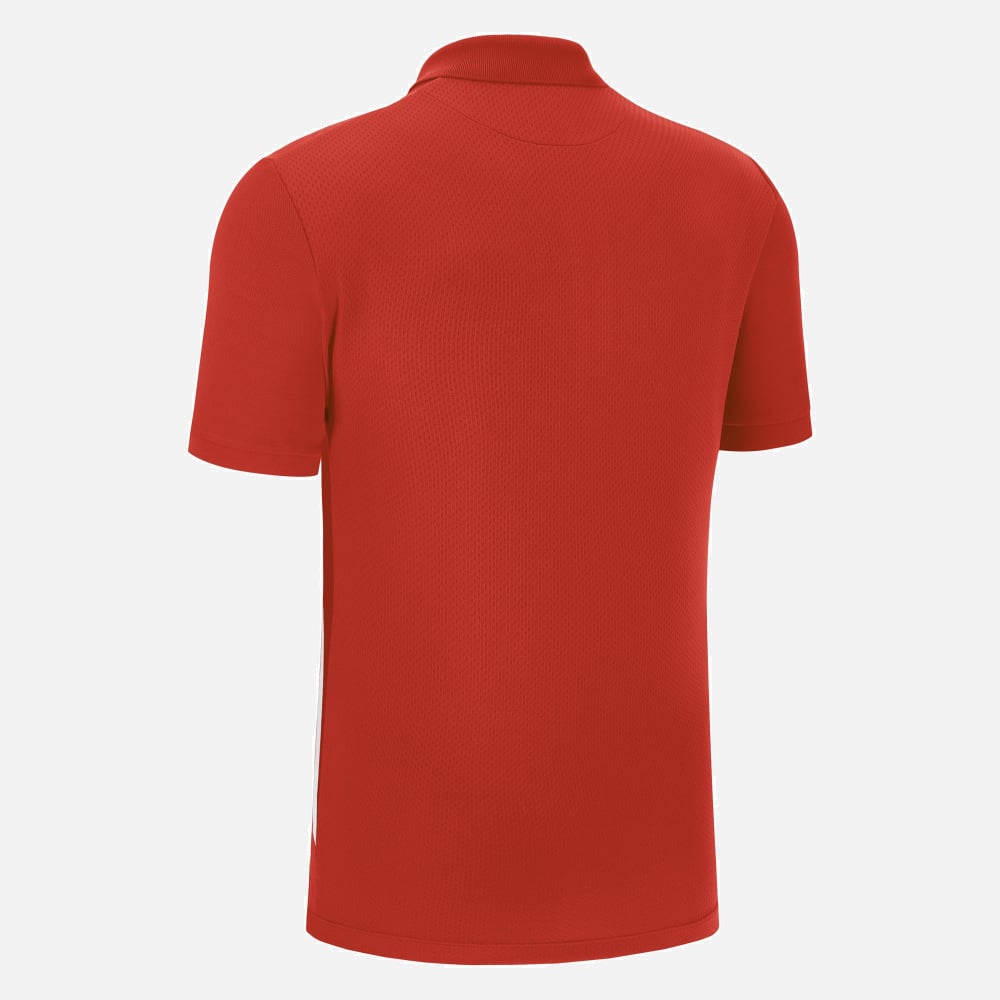 Macron Rap Polo - Red/White