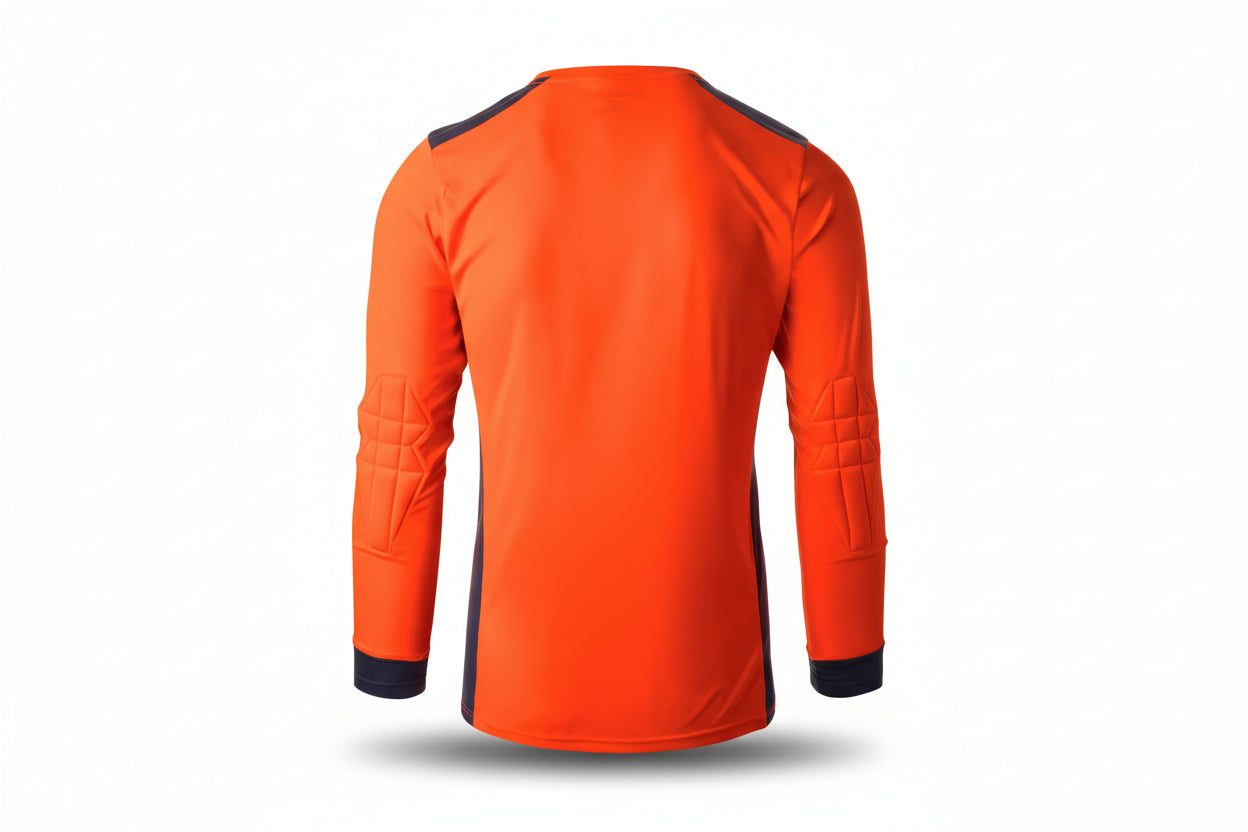 Reusch Match Long Sleeve Padded - Shocking Orange / Blue