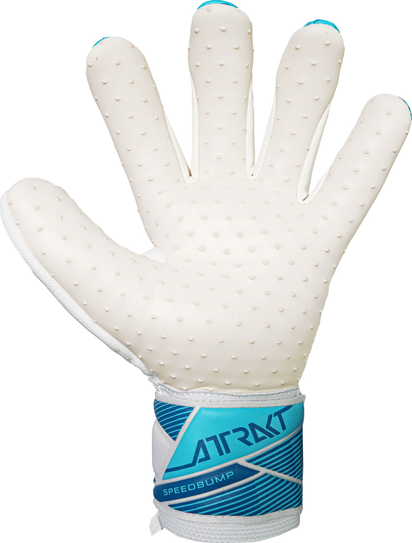Reusch Attrakt SpeedBump - white / light blue