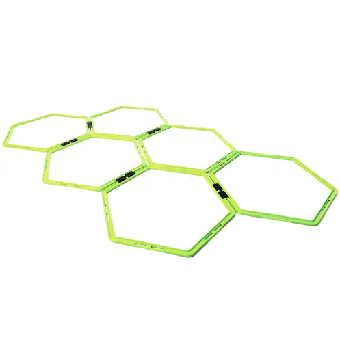 6 Pack of Agility Octagon Rings in Carry Bag