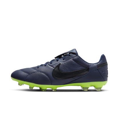 The Nike Premier 3 FG - Blackened Blue/Volt/Black