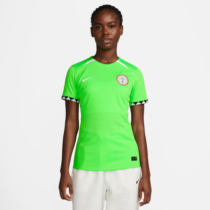 Nike Nigeria 2023 Women's Stadium Home - Poison Green/White/White