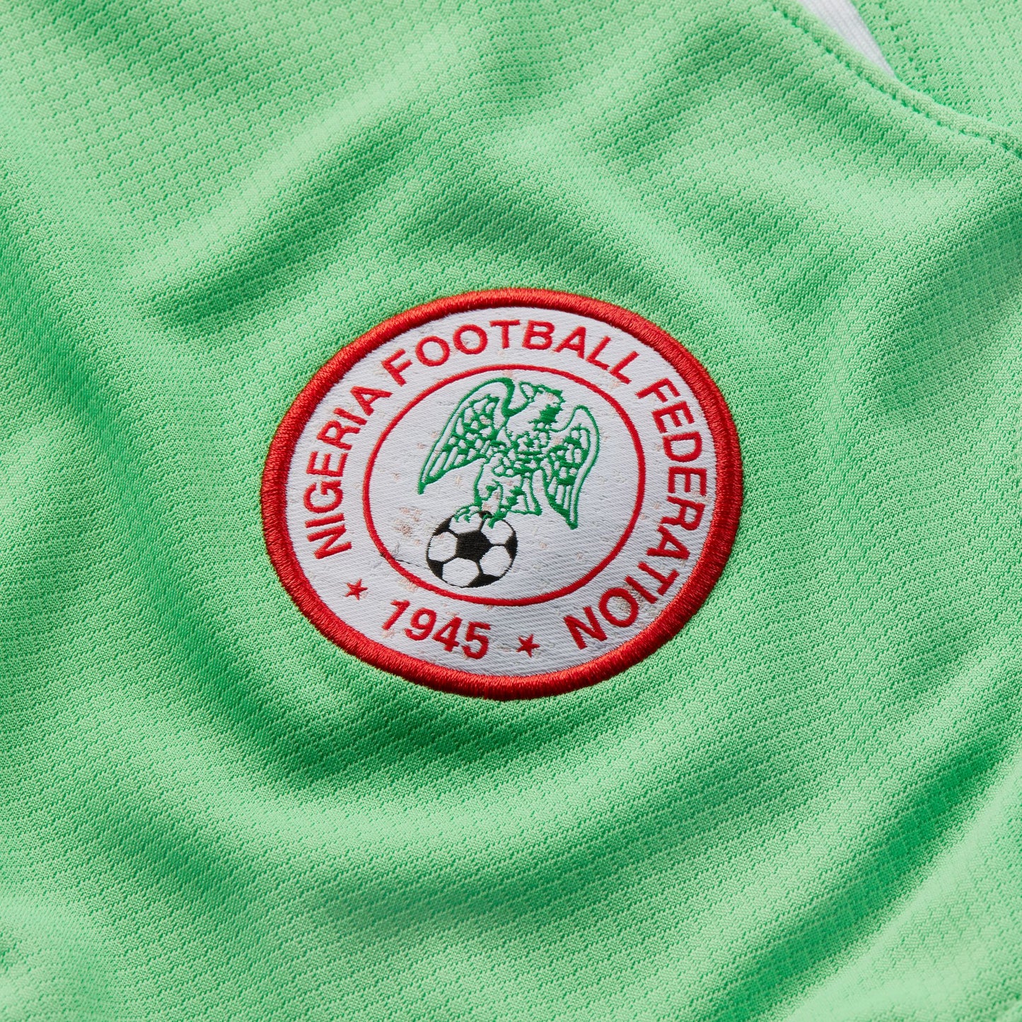 Nike Nigeria 2023 Women's Stadium Home - Poison Green/White/White