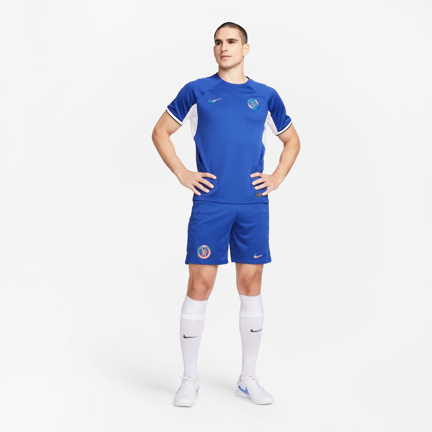 Nike Chelsea FC 23-24 Stadium Home Jersey - Rush Blue/White/Club Gold