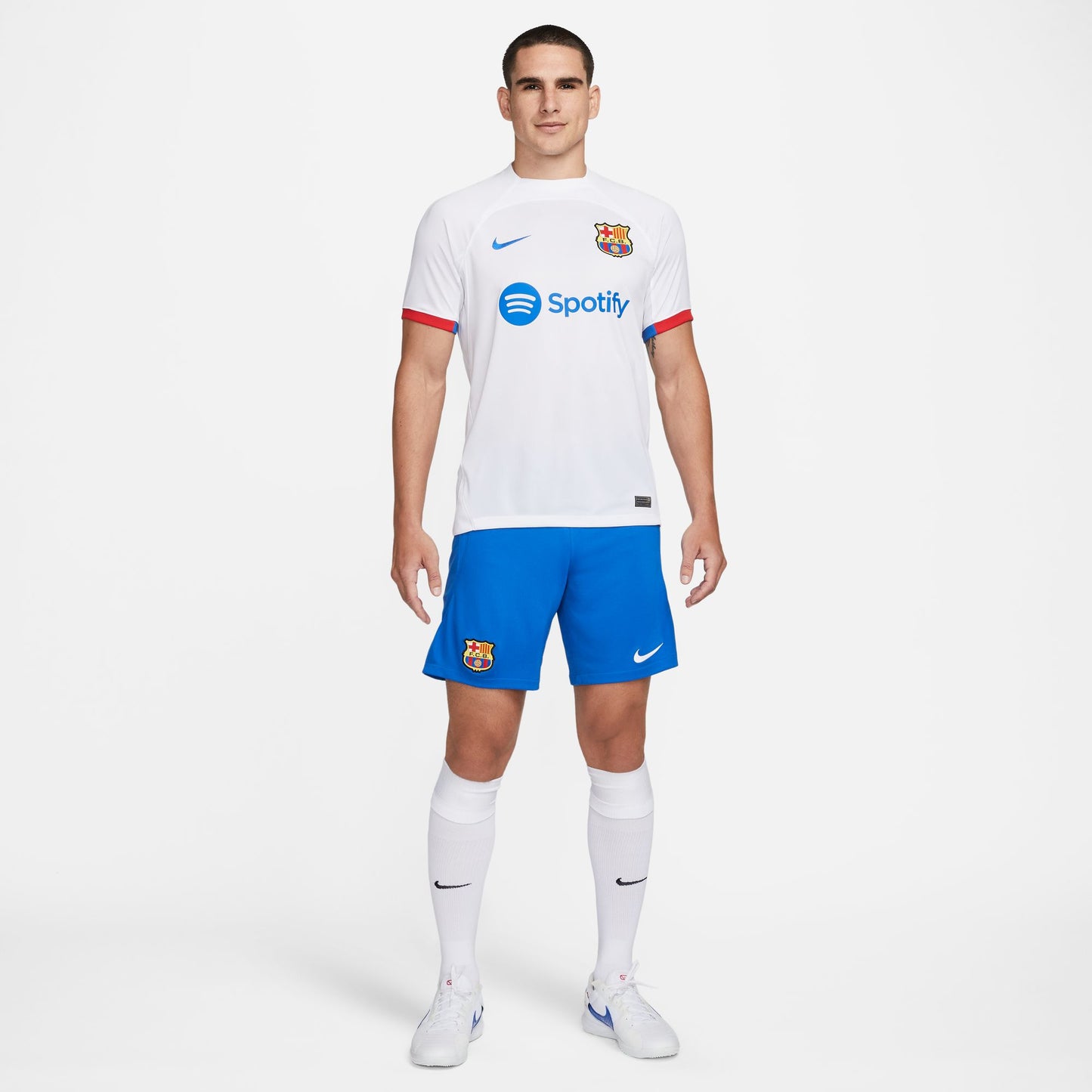 Nike FC Barcelona 23-24 Away - White/Royal Blue/White