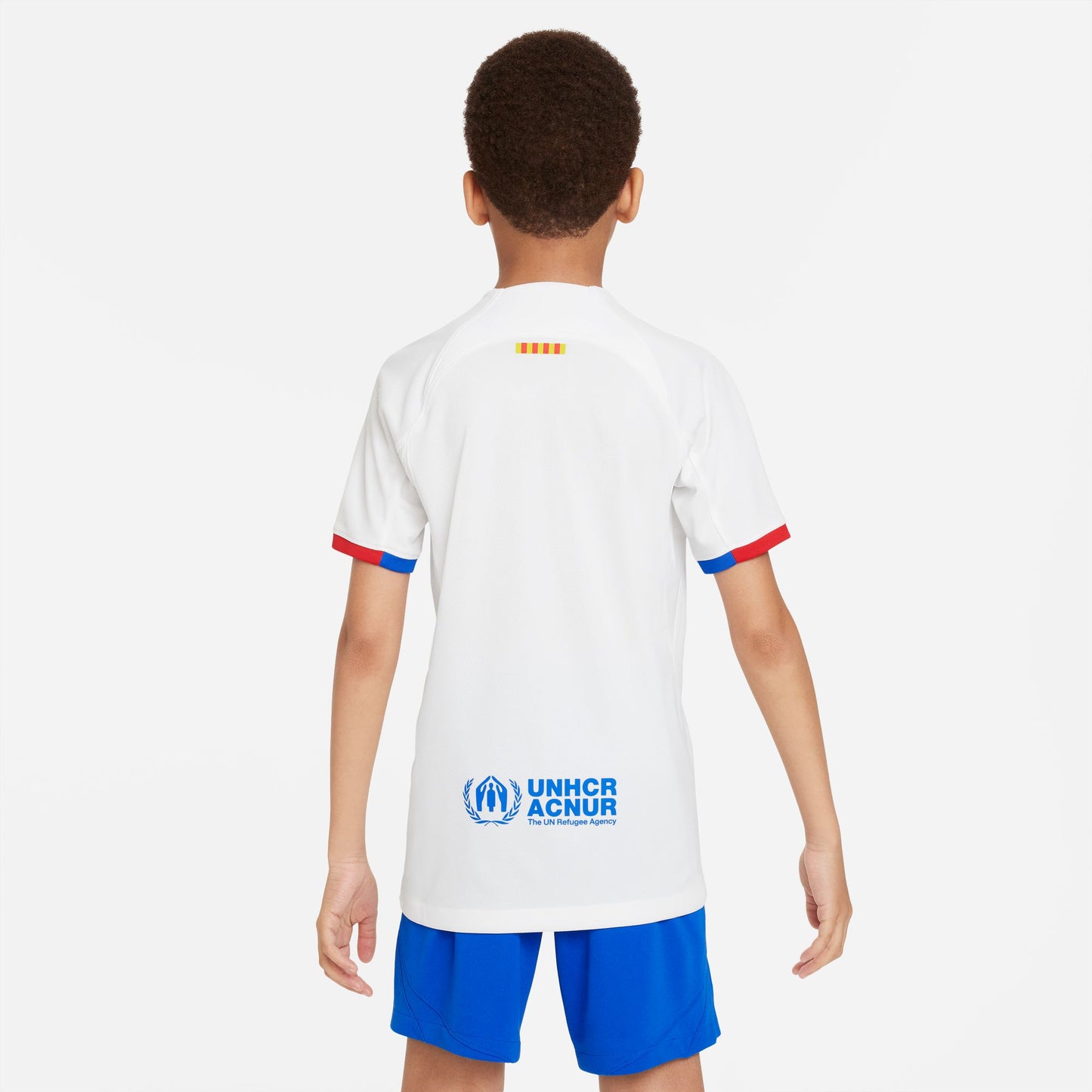 Nike FC Barcelona 23-24 Jr Away - White/Royal Blue/White