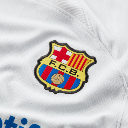 Nike FC Barcelona 23-24 Jr Away - White/Royal Blue/White