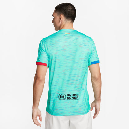 Nike FC Barcelona 23-24 3rd Jersey - Light Aqua/Royal Blue/University Red/Black