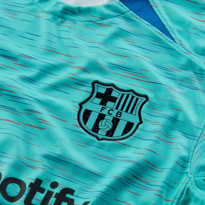 Nike FC Barcelona 23-24 3rd Jersey - Light Aqua/Royal Blue/University Red/Black