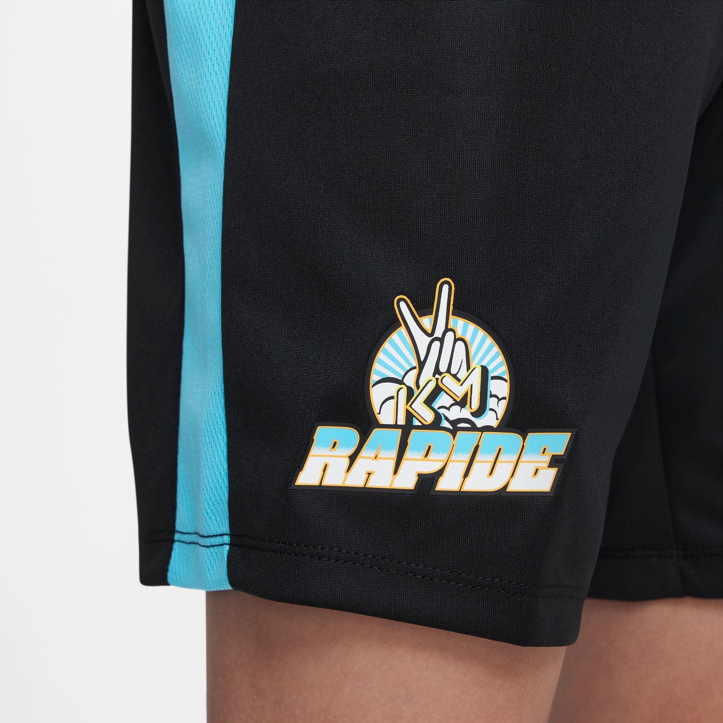 Nike Kylian Mbappé Dri-FIT Shorts - Black/Baltic Blue