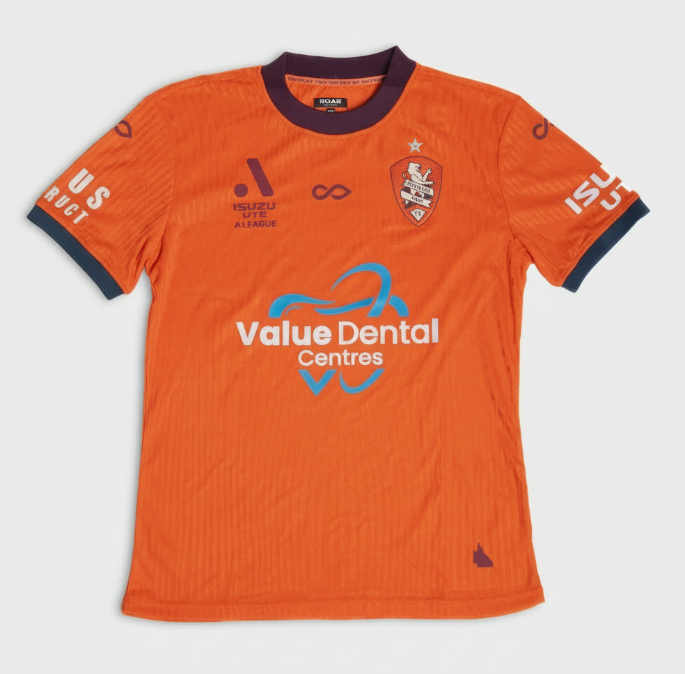Brisbane Roar 25-26 Youth Home Jersey - Orange