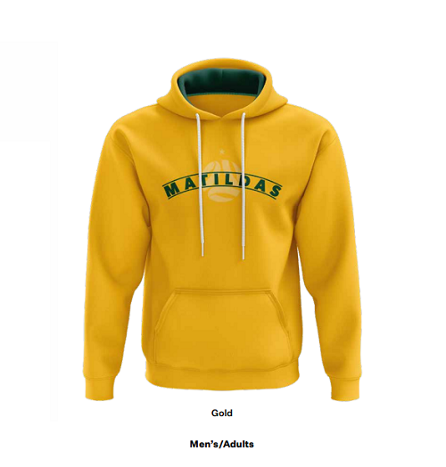 Official Australia Matildas Gold Arch Men's Hoodie