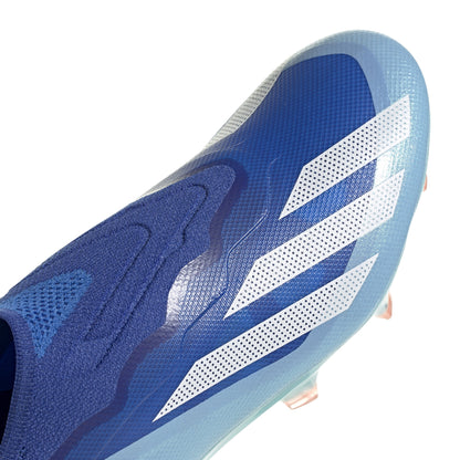 adidas X CRAZYFAST.1 Laceless FG - BROYAL/FTWWHT/SOLRED