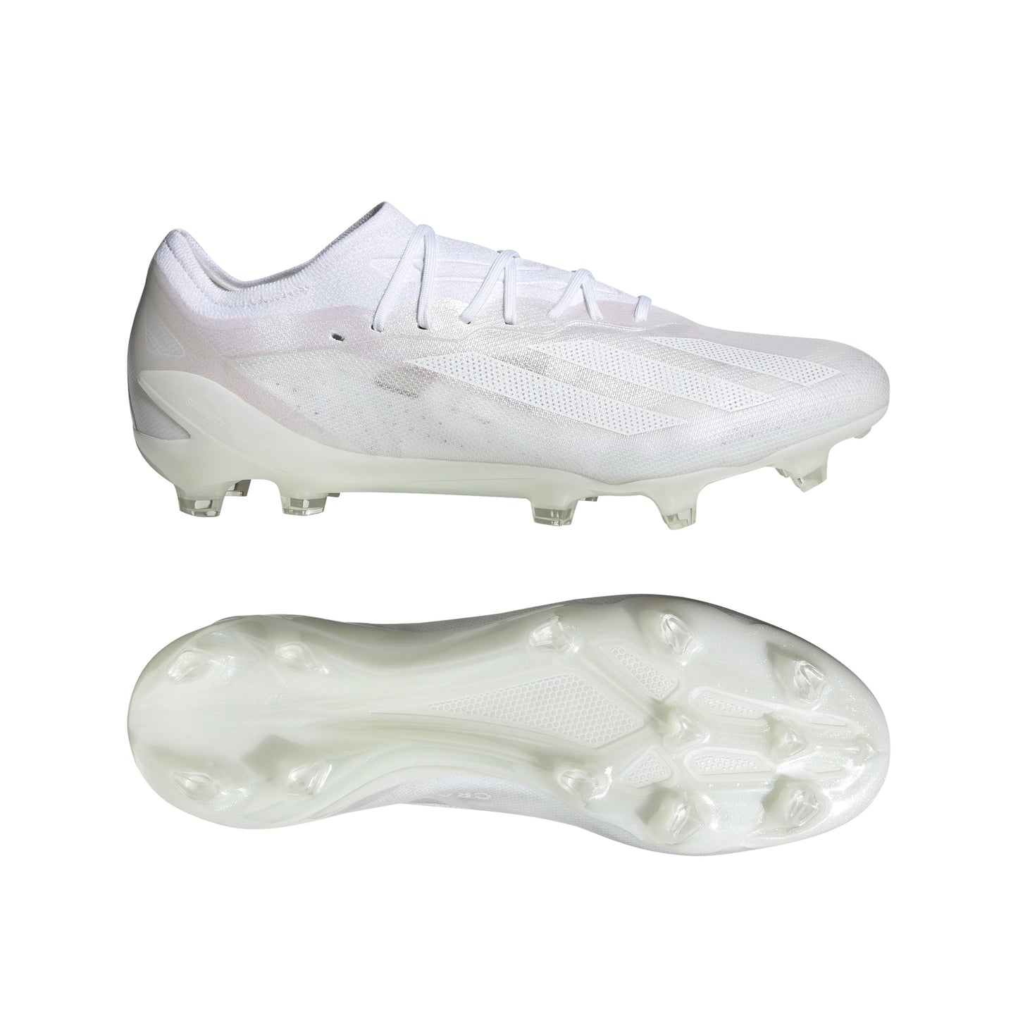 adidas X CRAZYFAST.1 FG - Cloud White / Cloud White / Cloud White