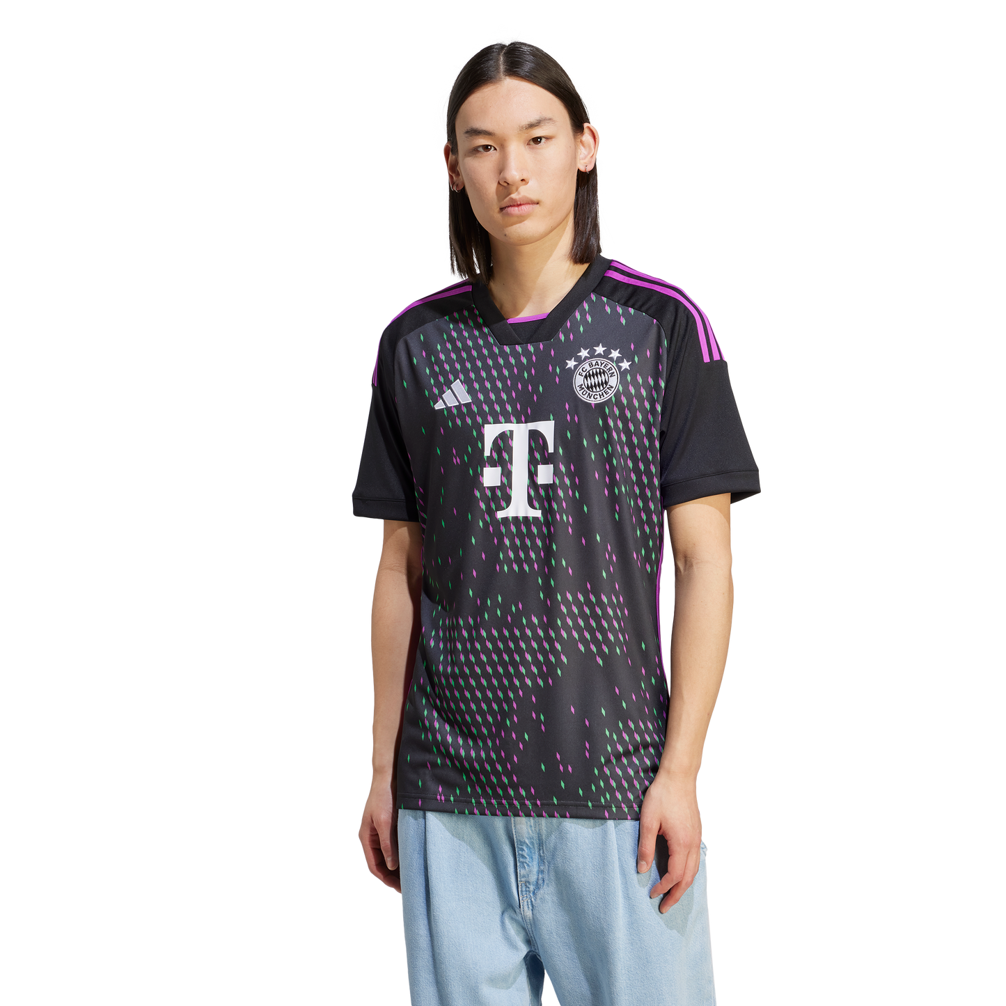 adidas FC Bayern Munich 23-24 Away Jersey - Black