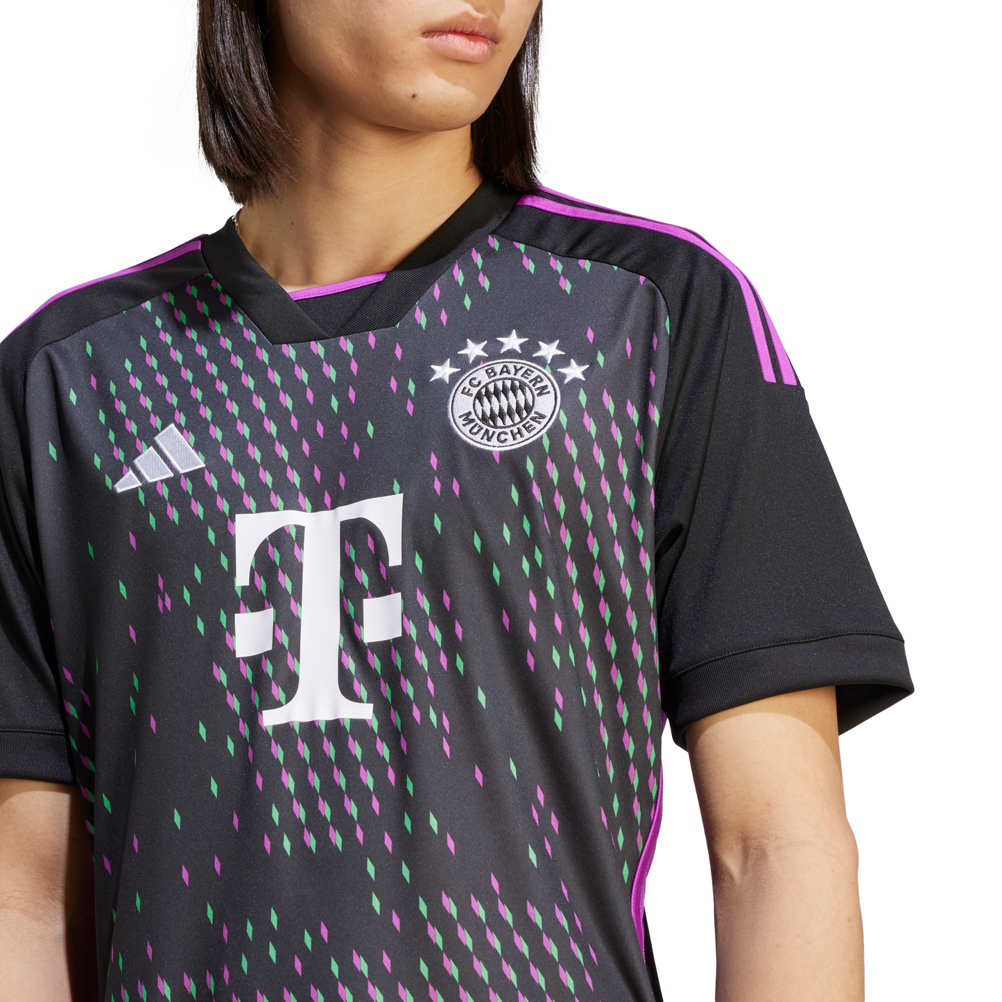 adidas FC Bayern Munich 23-24 Away Jersey - Black