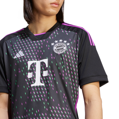 adidas FC Bayern Munich 23-24 Away Jersey - Black