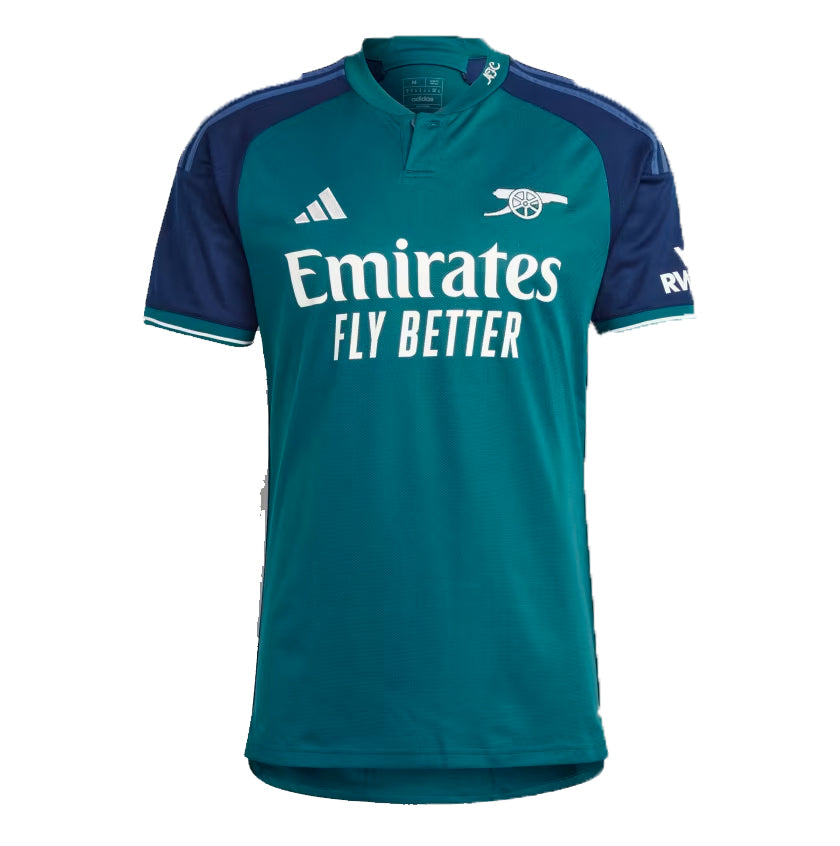 adidas Arsenal FC 23-24 3rd Jersey - Rich Green / Collegiate Navy