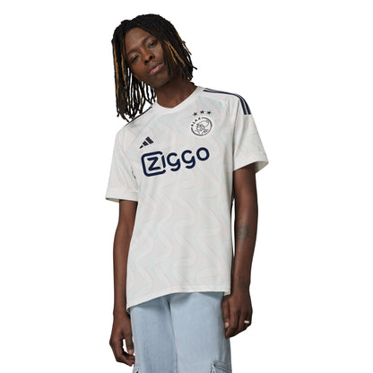 adidas Ajax Amsterdam 23-24 Away Jersey - Core White