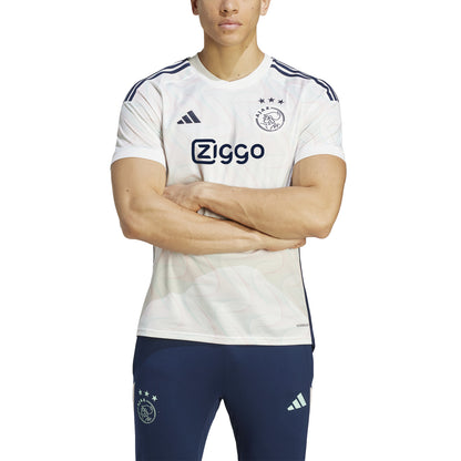 adidas Ajax Amsterdam 23-24 Away Jersey - Core White