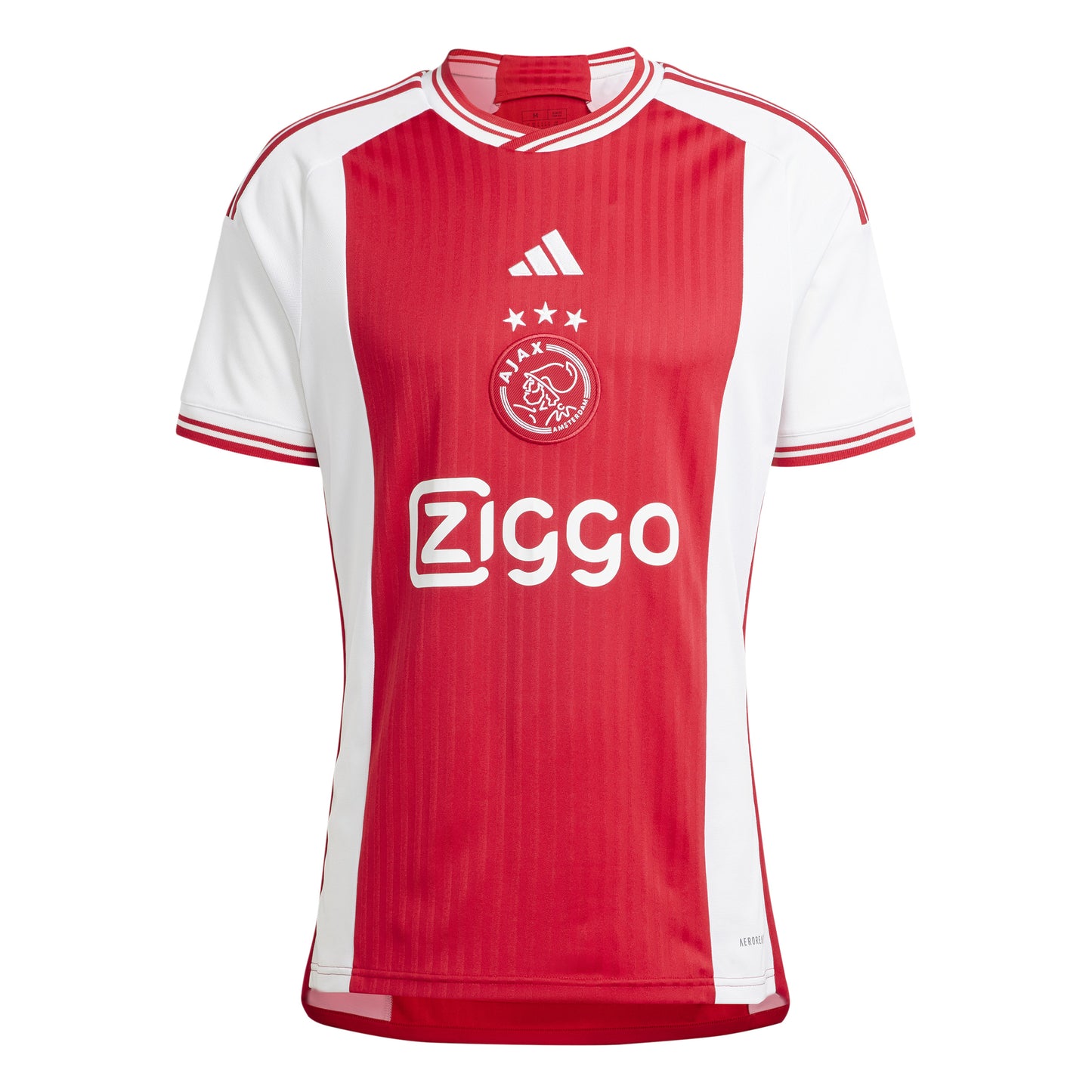 adidas Ajax Amsterdam 23-24 Home Jersey - White/Red