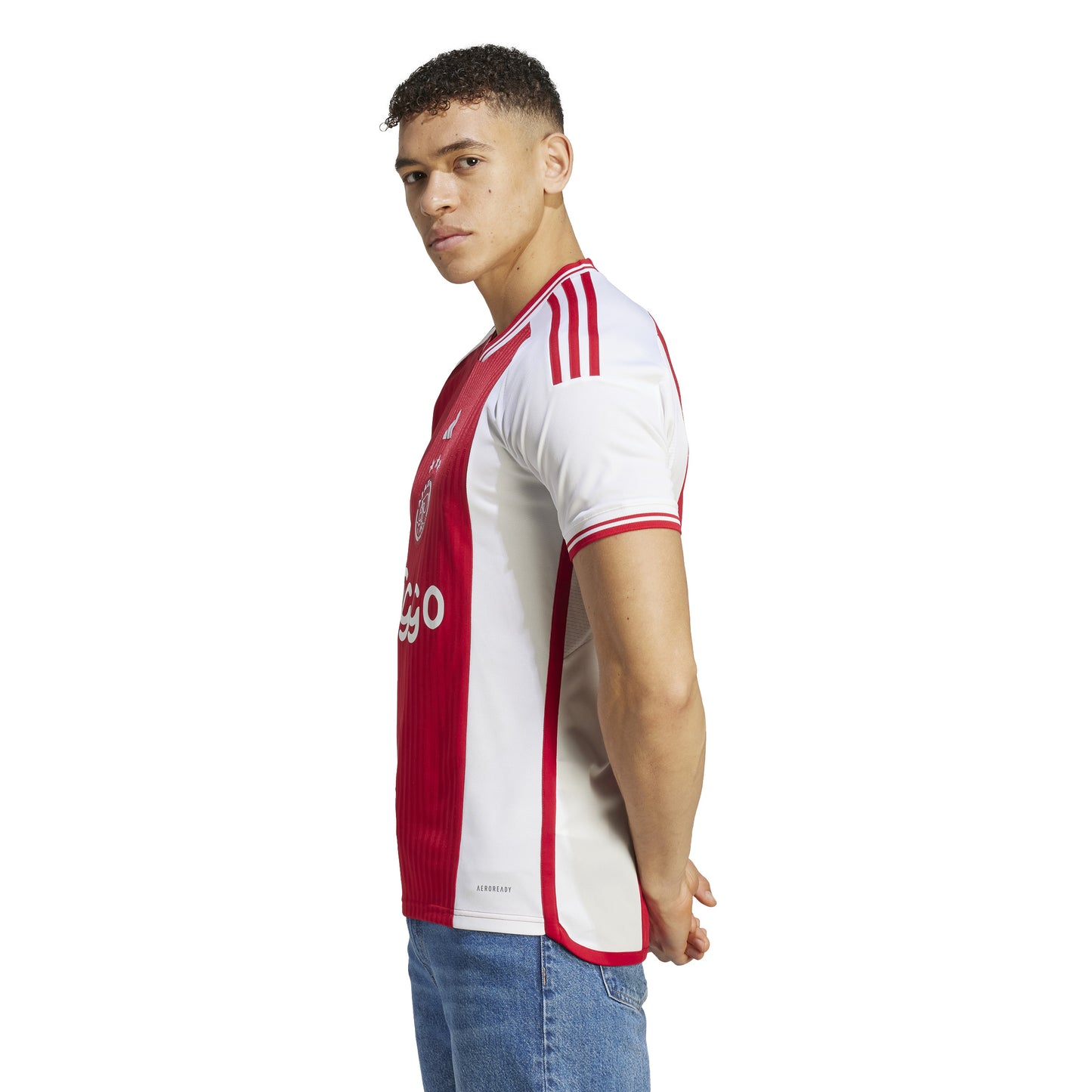 adidas Ajax Amsterdam 23-24 Home Jersey - White/Red