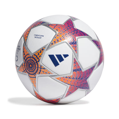 adidas Women's UCL 23/24 Pro Match Ball - White/Sliver/Pink