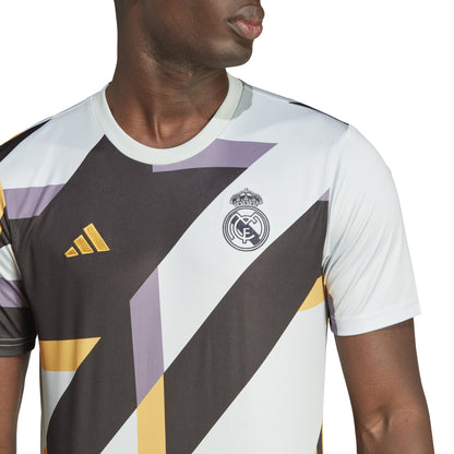 adidas Real Madrid Pre-Match Jersey - Wonder Silver