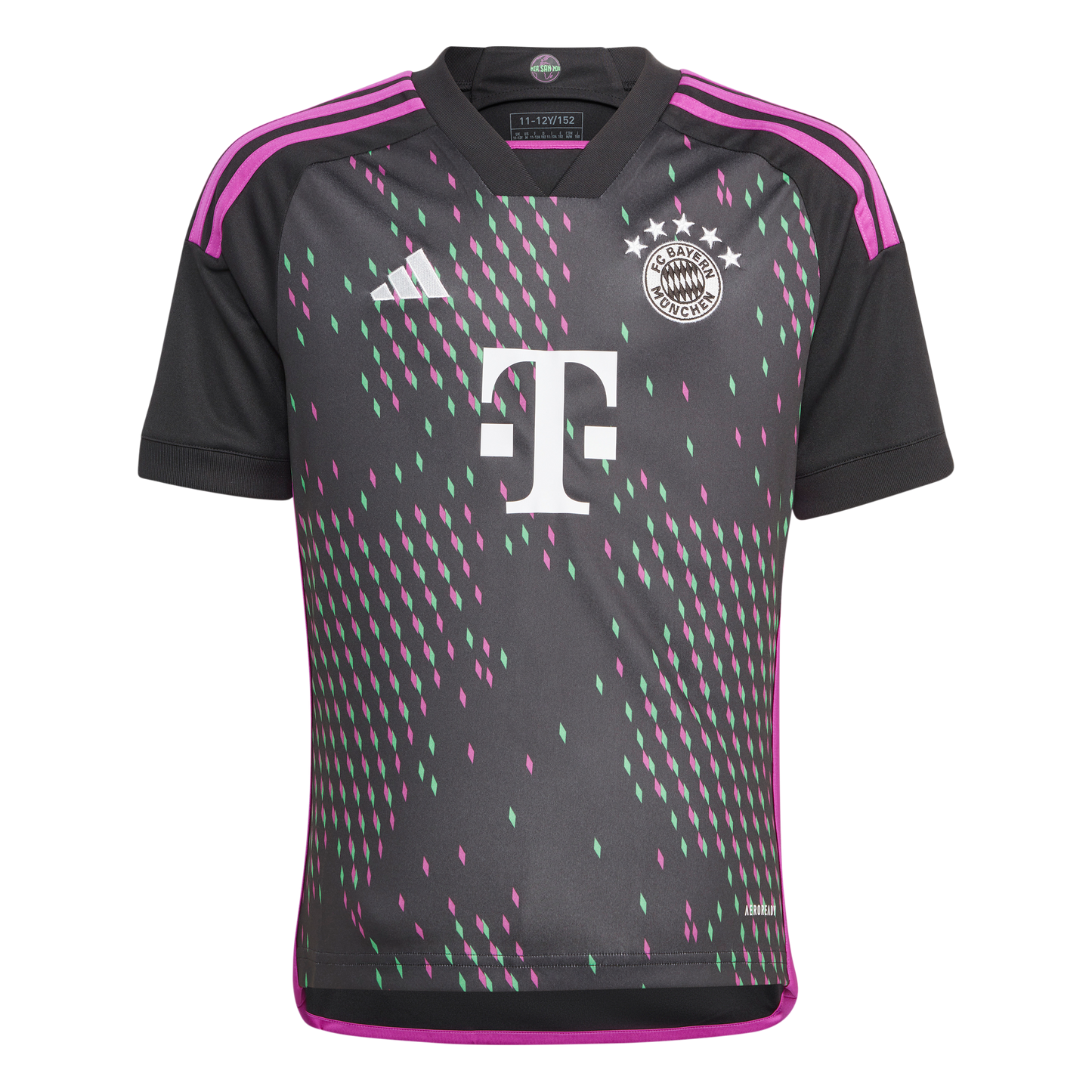 adidas FC Bayern Munich 23-24 Jr Away Jersey - Black