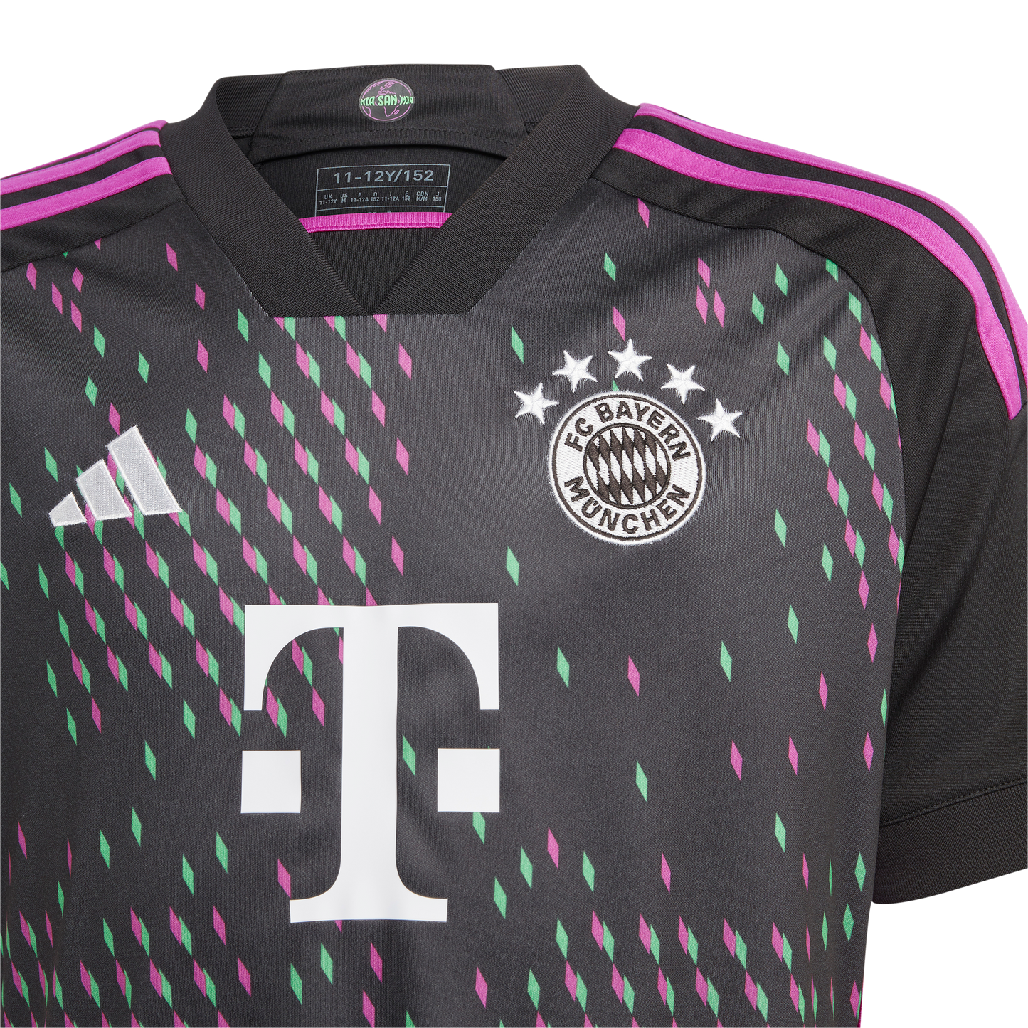 adidas FC Bayern Munich 23-24 Jr Away Jersey - Black