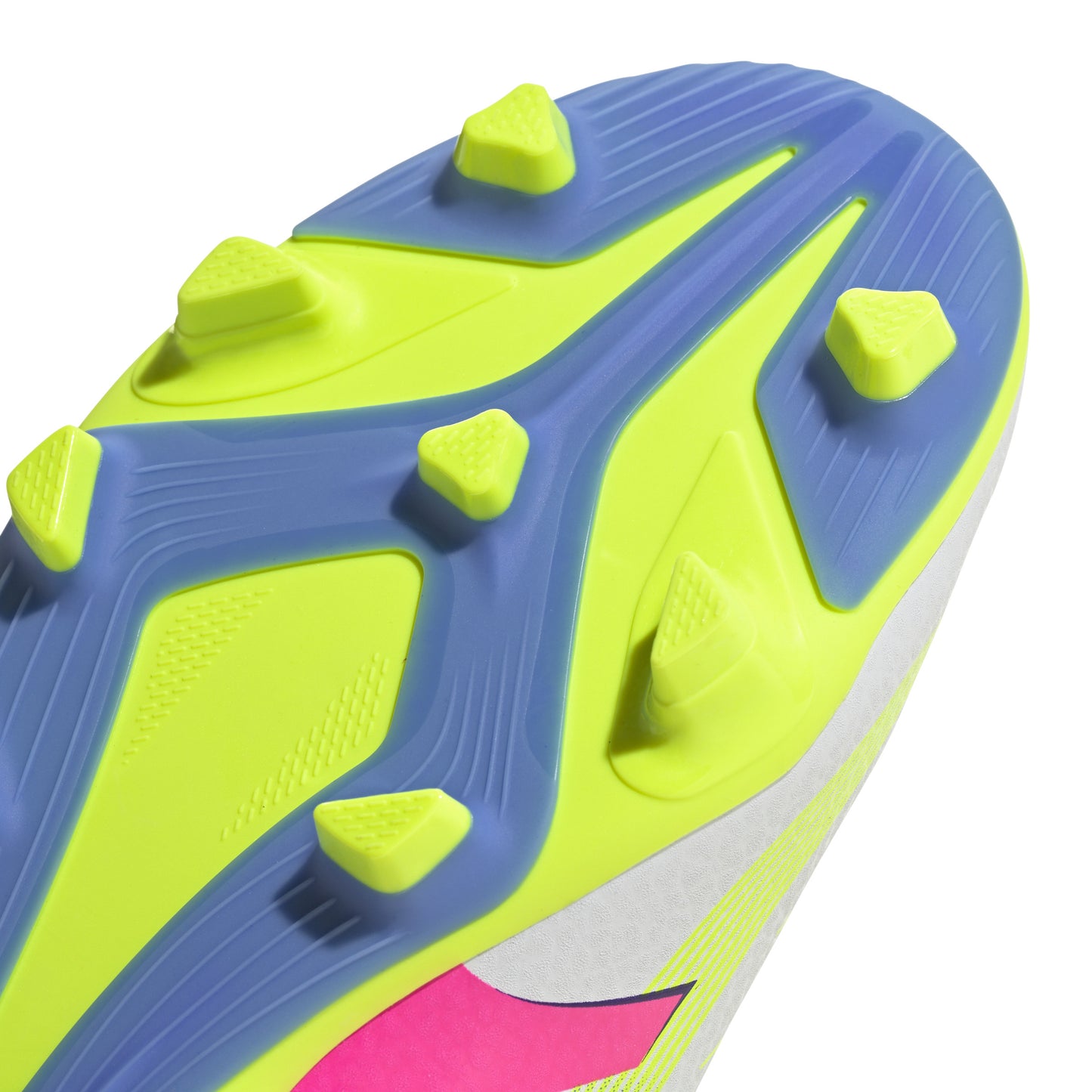 adidas Predator Club Flexible Ground Boots Kids - Cloud White / Lucid Pink / Lucid Lemon