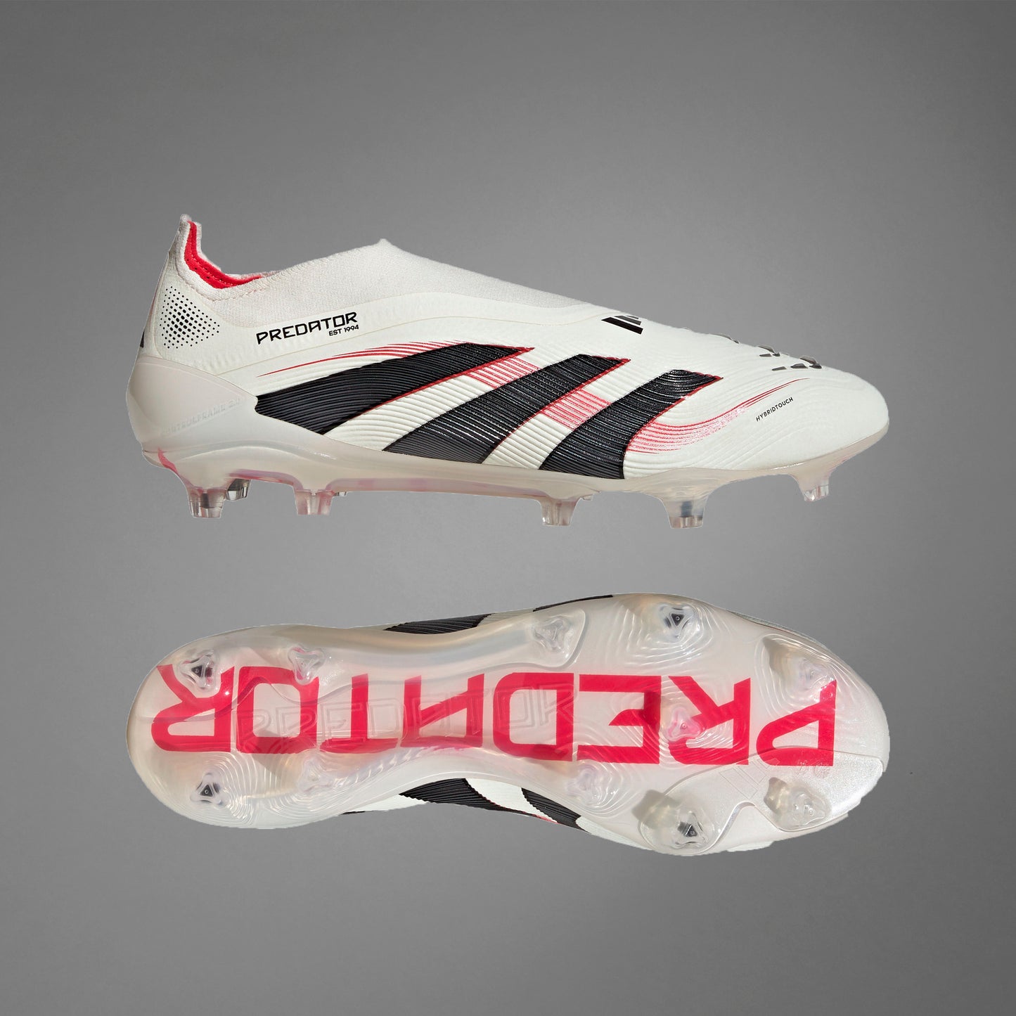 adidas Predator Elite LL FG - off white/core black/pure ruby
