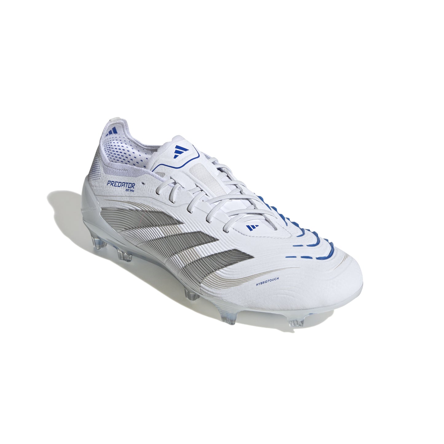 adidas Predator Elite FG - Cloud White / Silver Metallic / Bright Royal