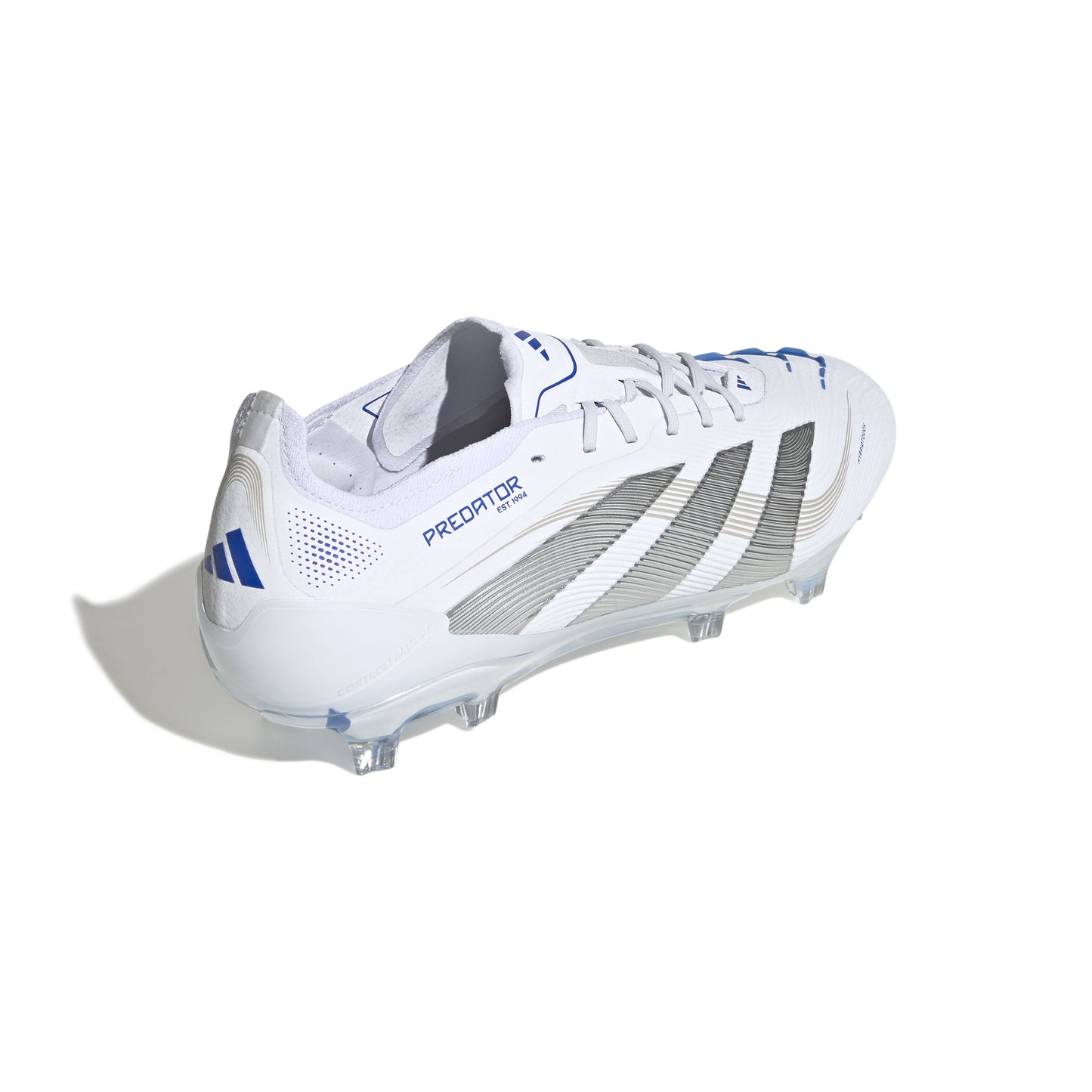 adidas Predator Elite FG - Cloud White / Silver Metallic / Bright Royal