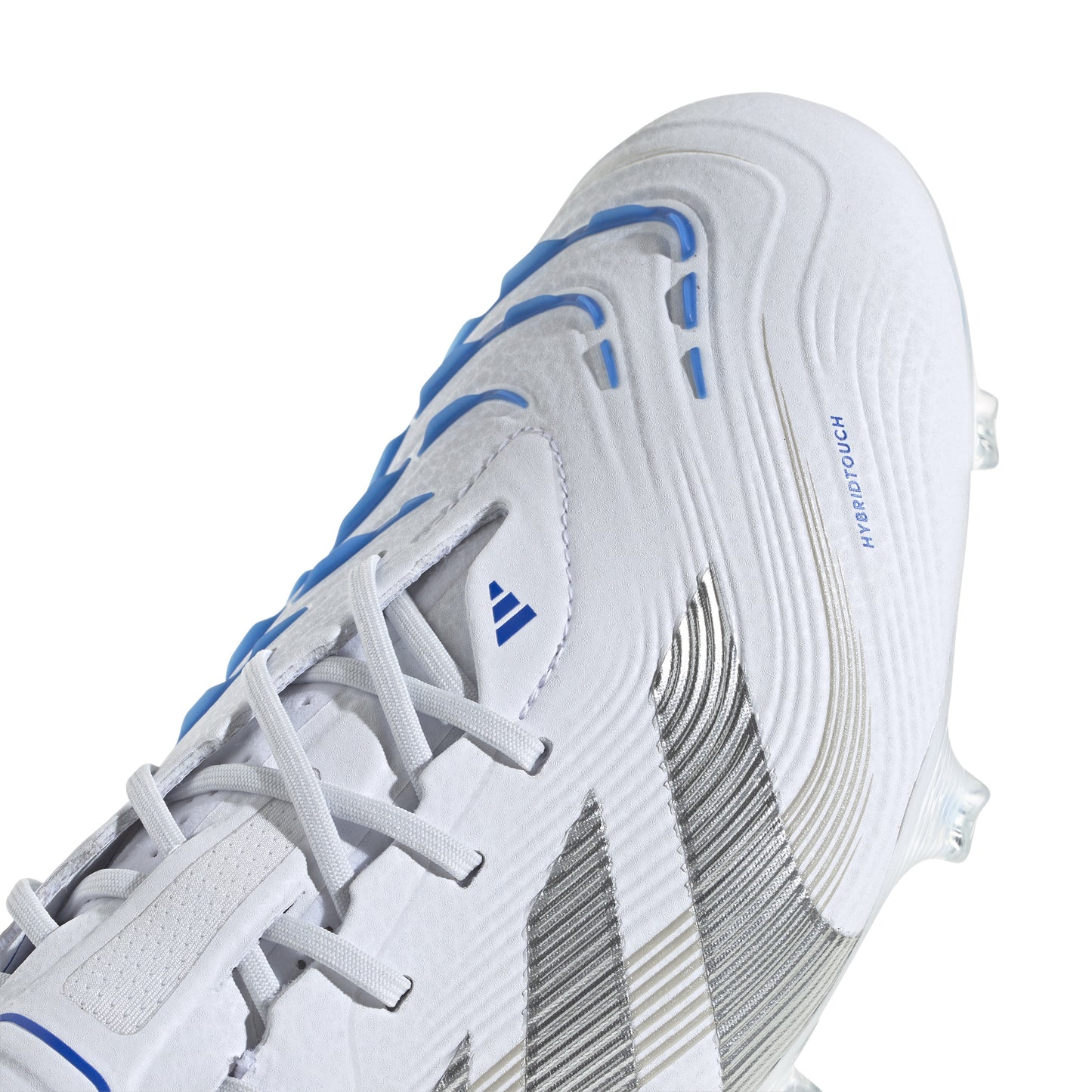 adidas Predator Elite FG - Cloud White / Silver Metallic / Bright Royal
