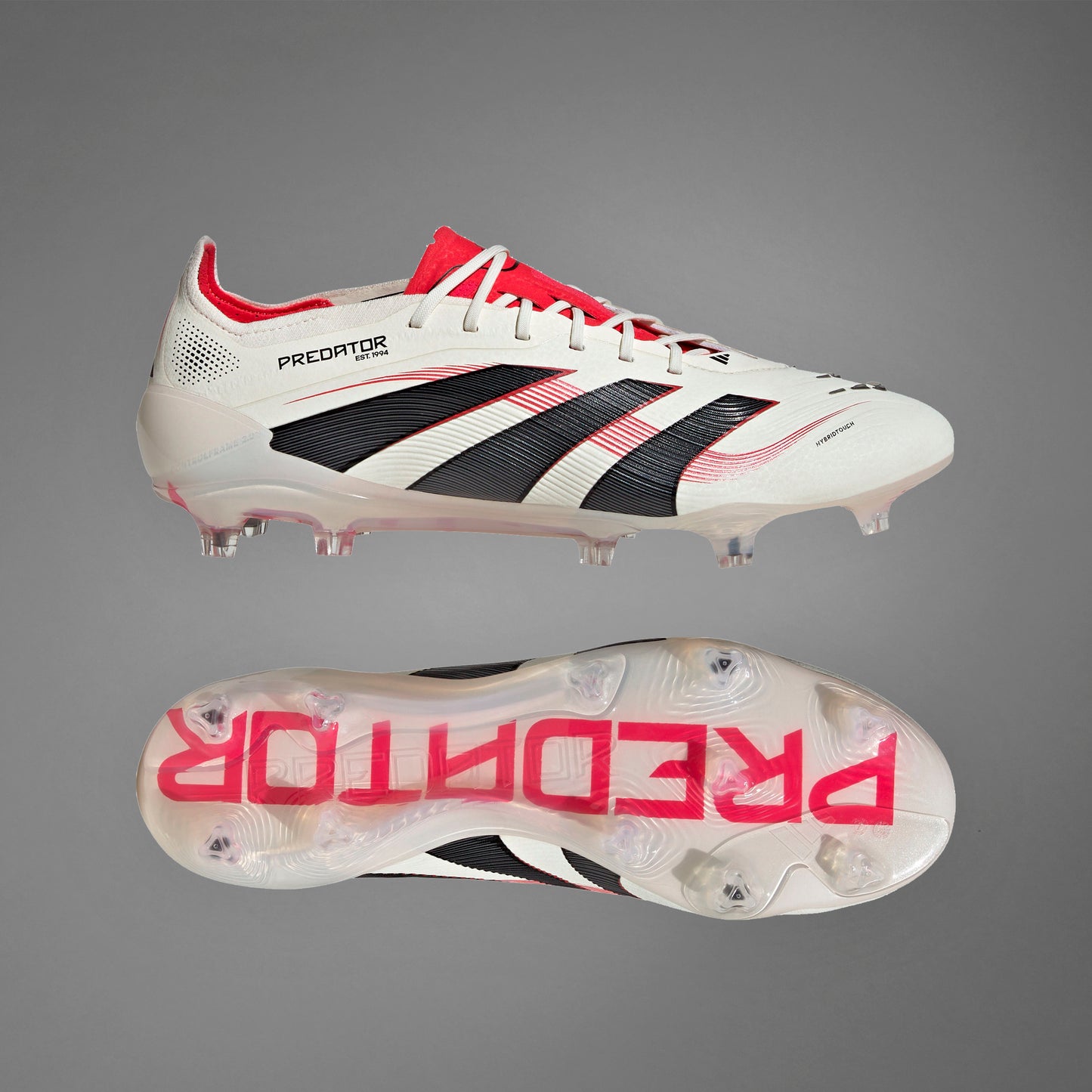 adidas Predator Elite FG - off white/core black/pure ruby