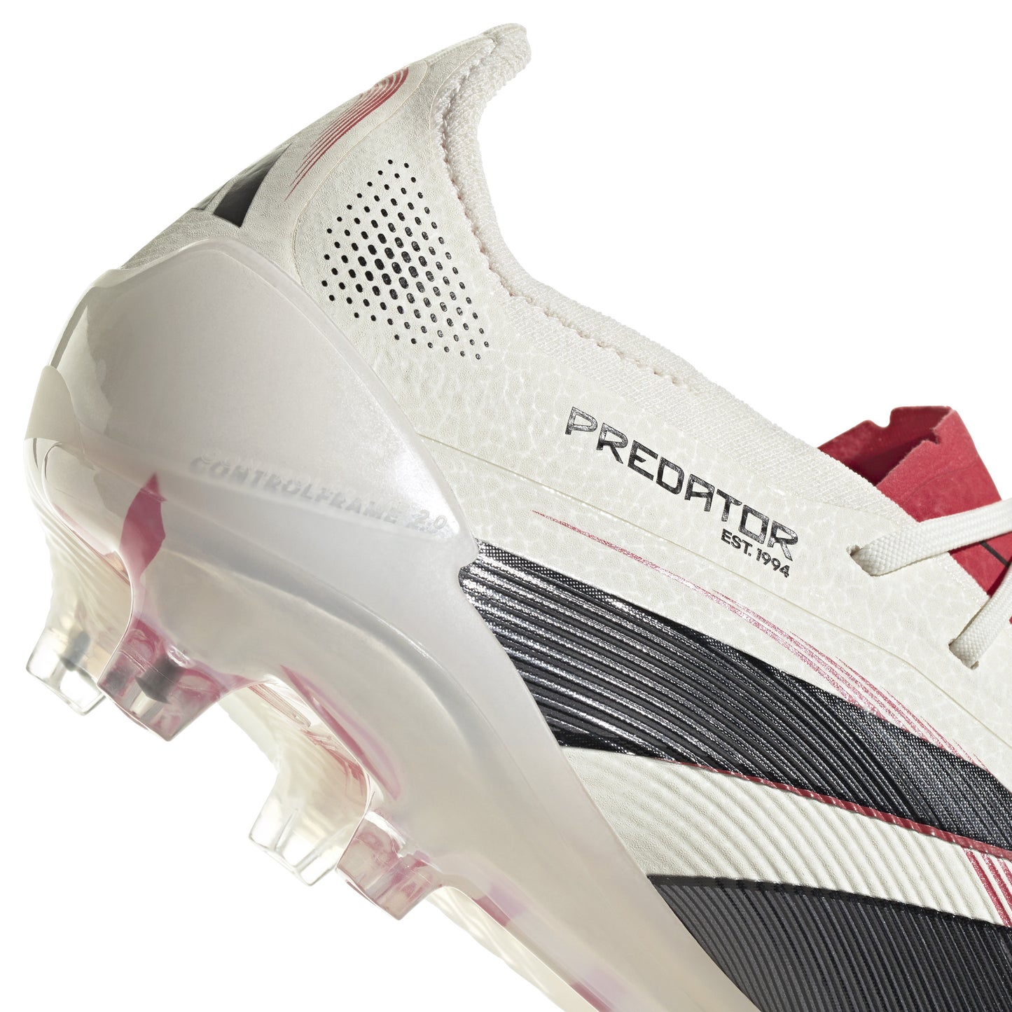 adidas Predator Elite FG - off white/core black/pure ruby