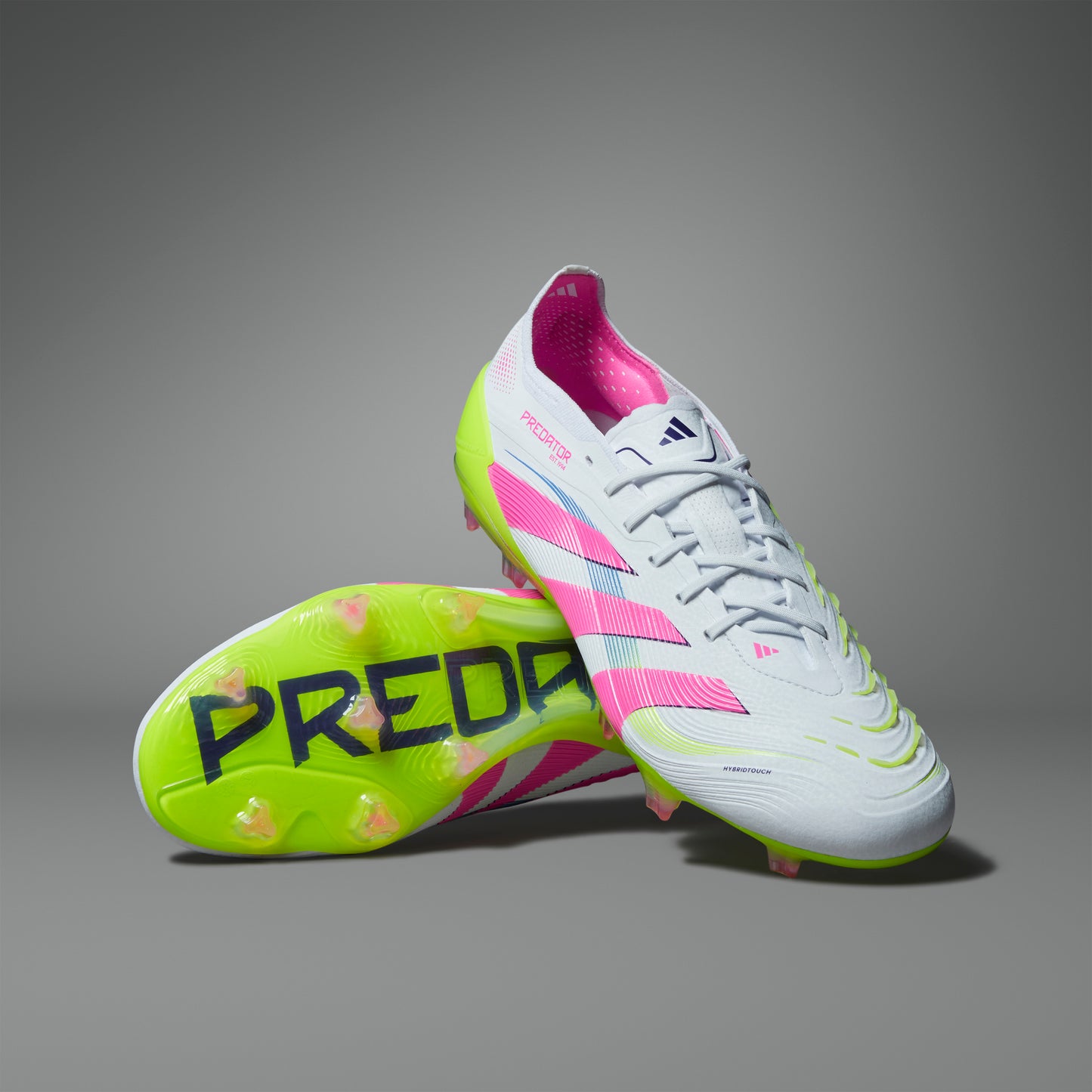 adidas Predator Elite FG - Cloud White / Lucid Pink / Lucid Lemon