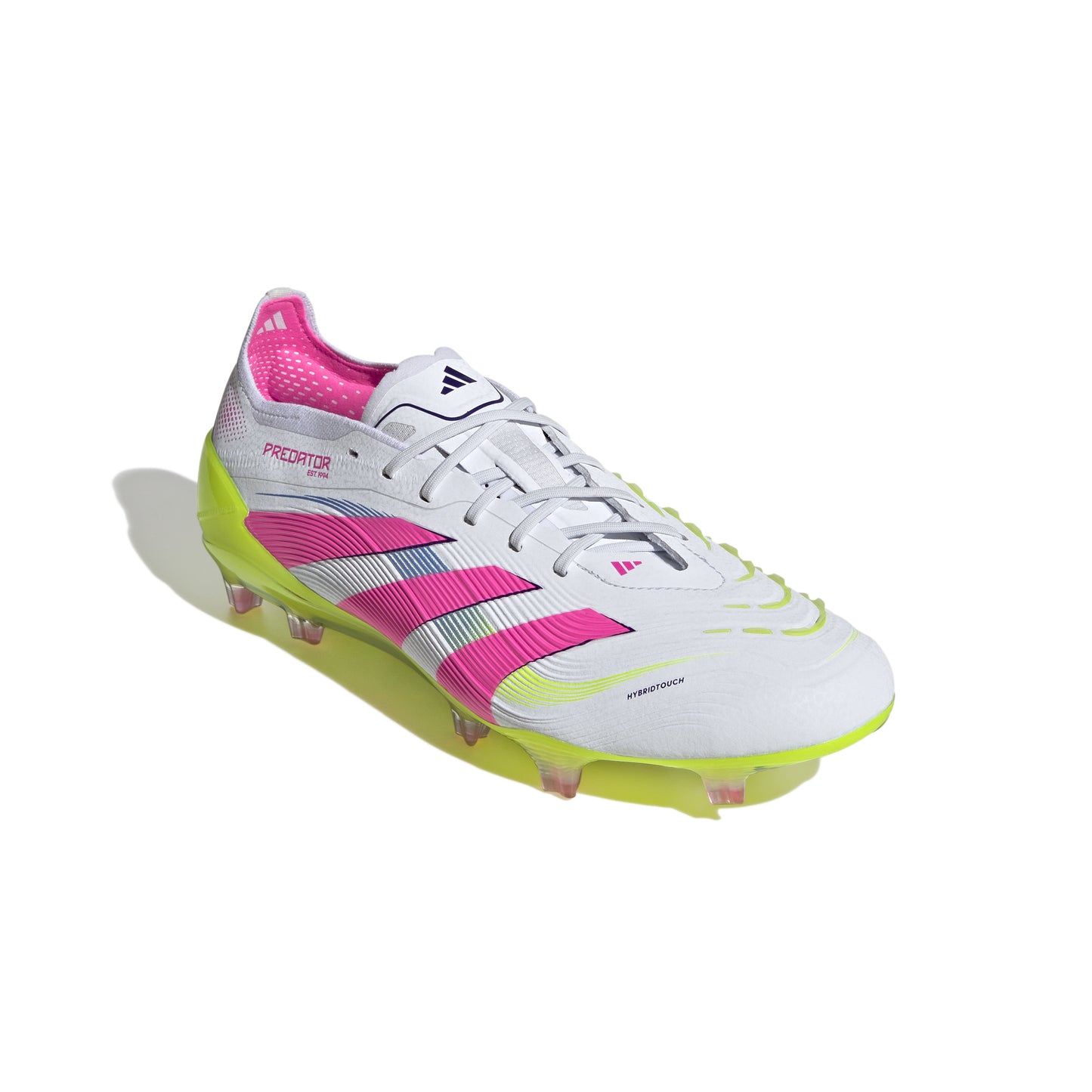 adidas Predator Elite FG - Cloud White / Lucid Pink / Lucid Lemon