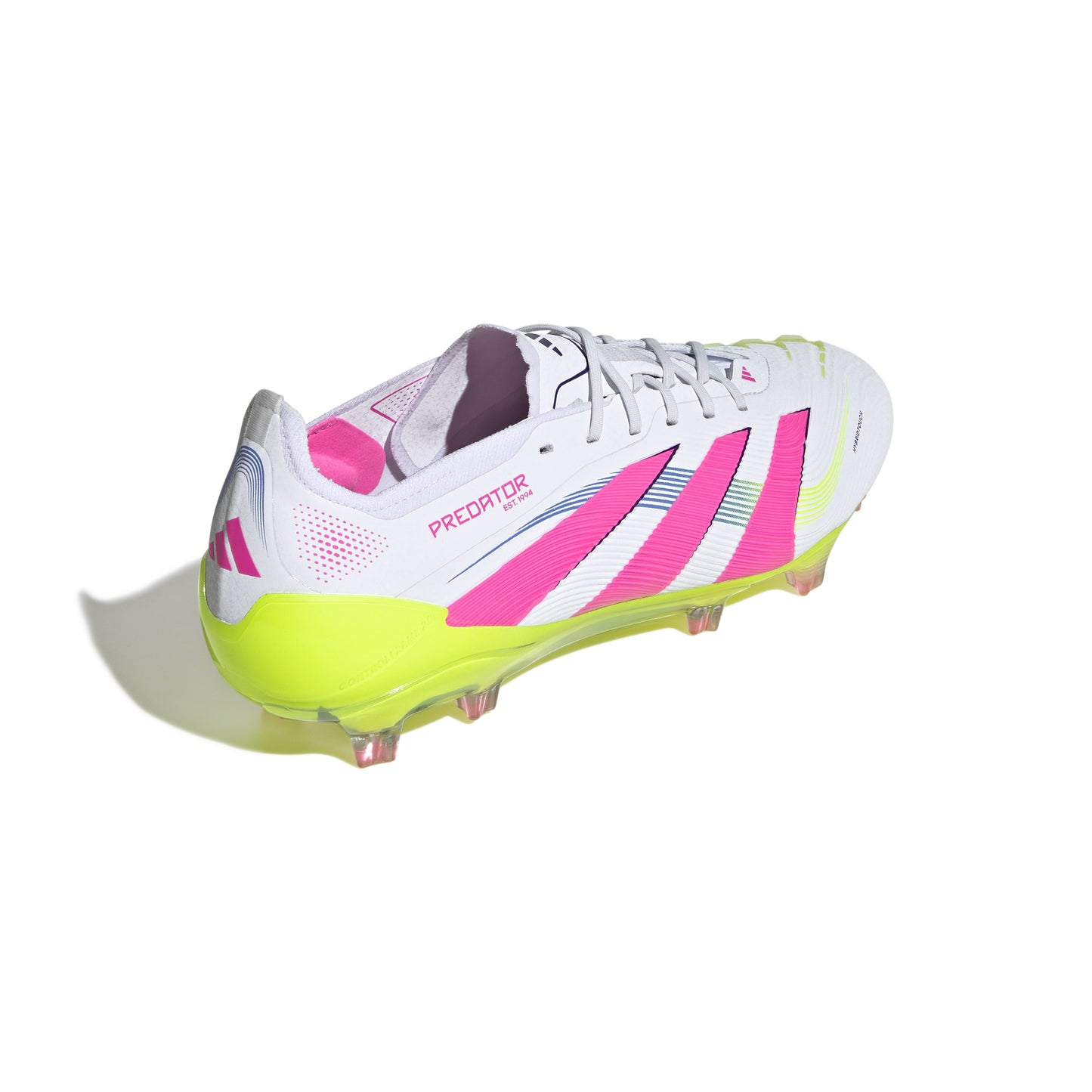 adidas Predator Elite FG - Cloud White / Lucid Pink / Lucid Lemon