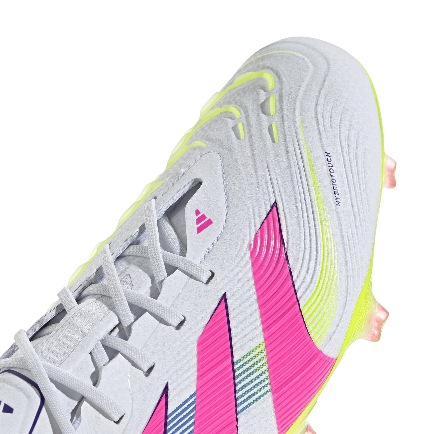 adidas Predator Elite FG - Cloud White / Lucid Pink / Lucid Lemon
