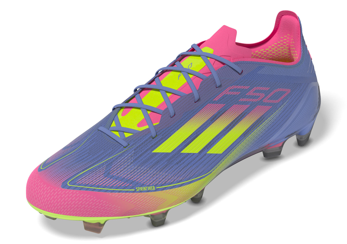 adidas F50 Elite FG - Blue Fusion / Lucid Lemon / Lucid Pink